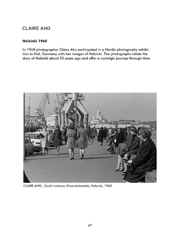 CLAIRE AHO HELSINKI 1968